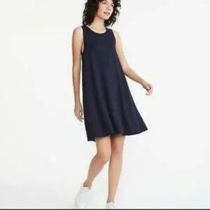 Lou & Grey for LOFT Navy Blue Sleeveless Dress – Size M